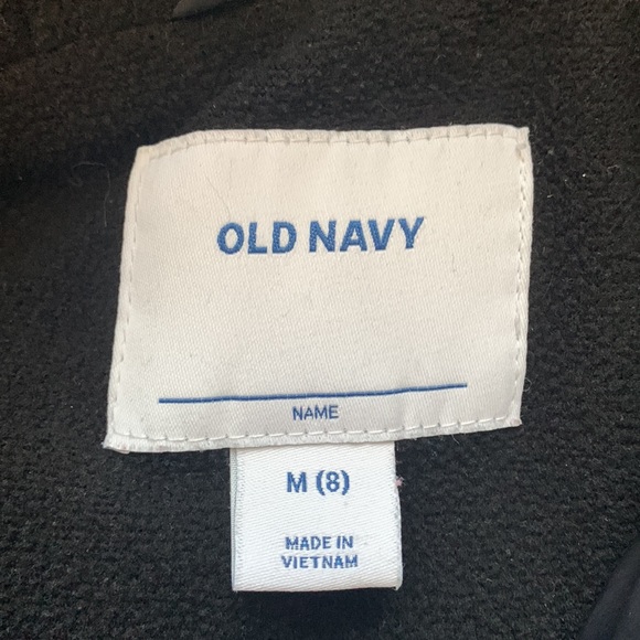 Kids Size Medium (8) Old Navy Black Puffer Coat - Picture 4 of 6